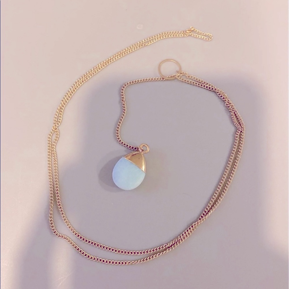 ModCloth Turquoise Drop Necklace